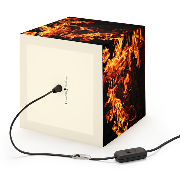 Fire Flames Personalized Lamp