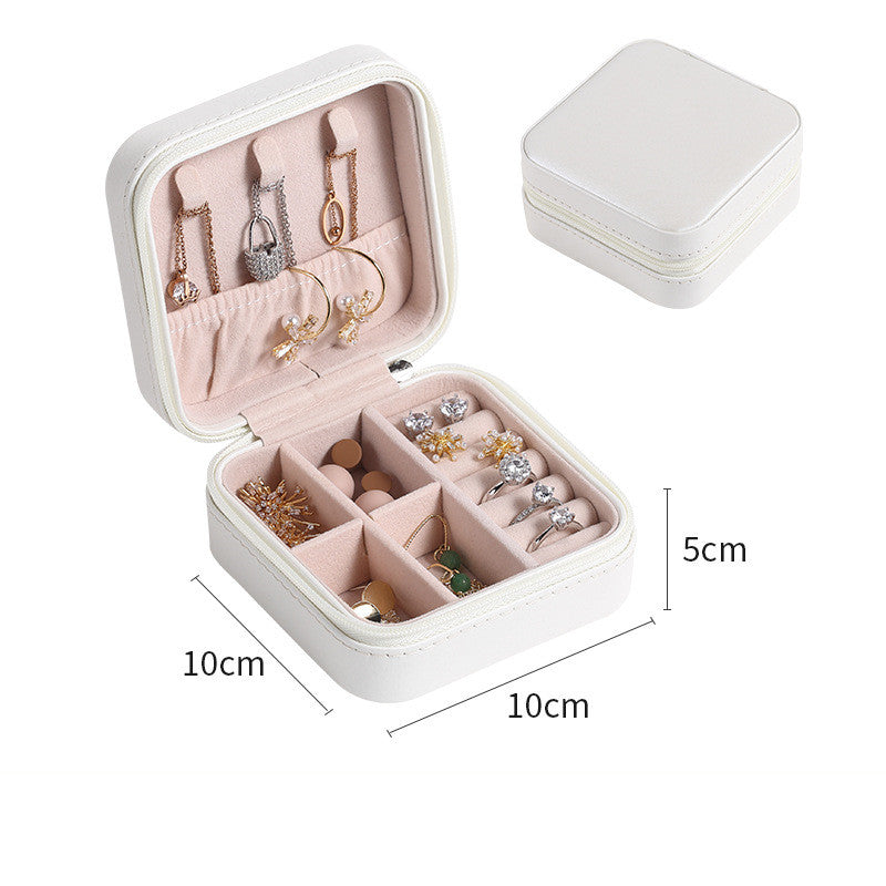 Personalized Name Bridesmaid Jewelry Box Portable Display Cabinet Travel Storage Gift