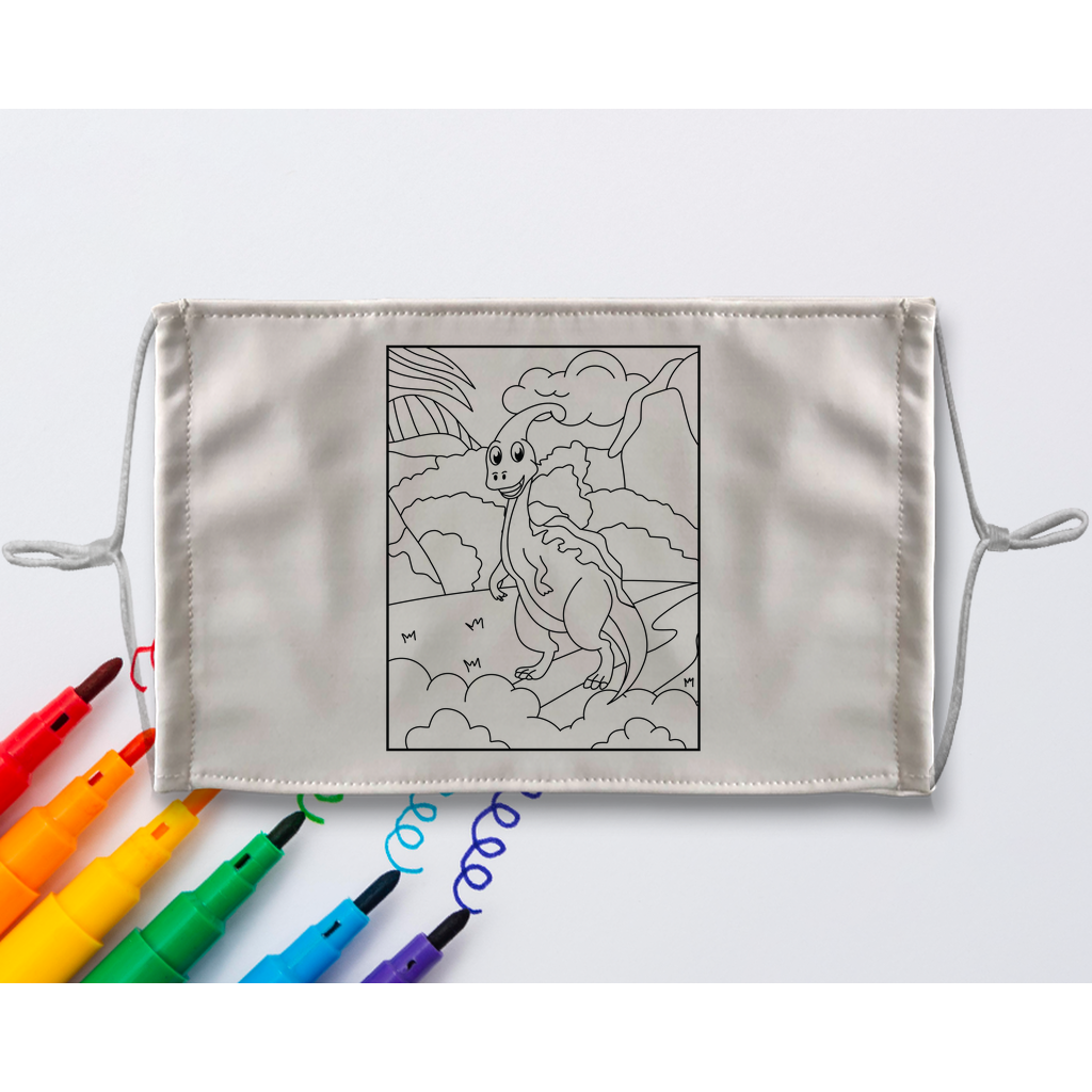 d9 Sublimation Colouring Face Mask