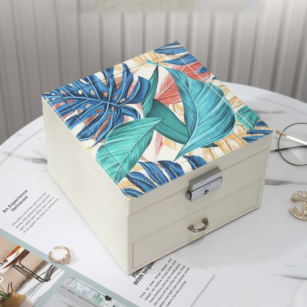 Personalized Name Bridesmaid Jewelry Box Portable Display Cabinet Travel Storage Gift