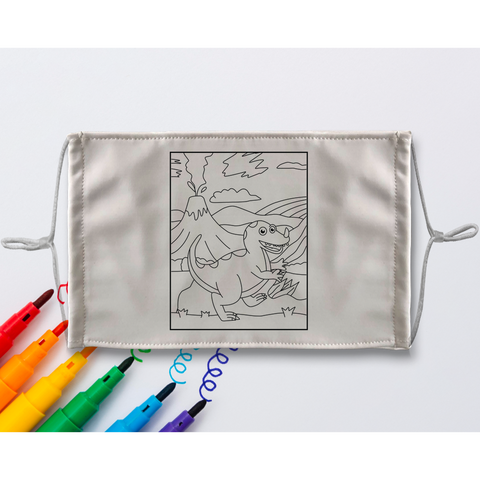 d4 Sublimation Colouring Face Mask