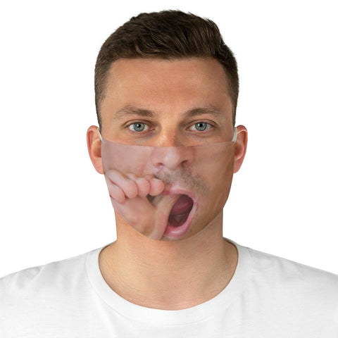 Foot in my Mouth Fabric Face Mask