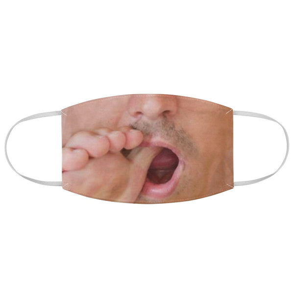 Foot in my Mouth Fabric Face Mask