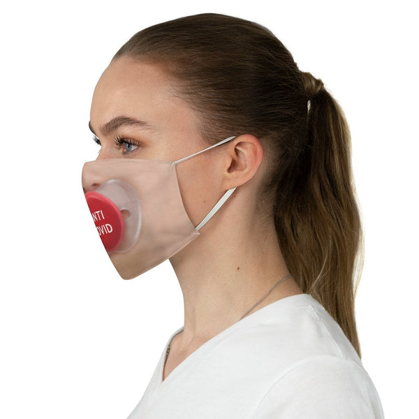 Anti Covid Baby Pacifier 3D Printed Realistic Expression Unisex Fabric Mask, Light, Medium and Dark  , Reusable 2 layer Polyester Cloth