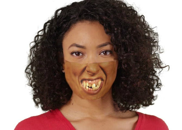 Ugly Face mask, Ugly Halloween mask,Ugly Teeth Witch Mask,Realistic Fabric Face Mask,Cute Birthday Gifts,Dailywear, Funny Valentine&#39;s Gift