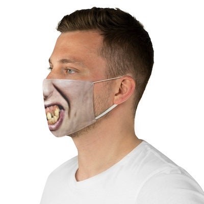 Ugly Face mask, Ugly Halloween mask,Ugly Teeth Witch Mask,Realistic Fabric Face Mask,Cute Birthday Gifts,Dailywear, Funny Valentine&#39;s Gift