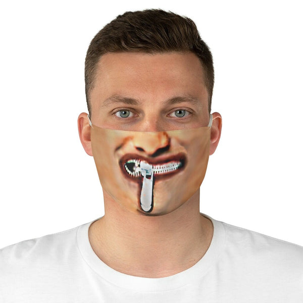 Zipped Lips  Realistic   Face Mask for Light,Medium/Dark skin/Adults/Kids,Washable Reusable 2 layer Polyester,Funny Valentine&#39;s Gift