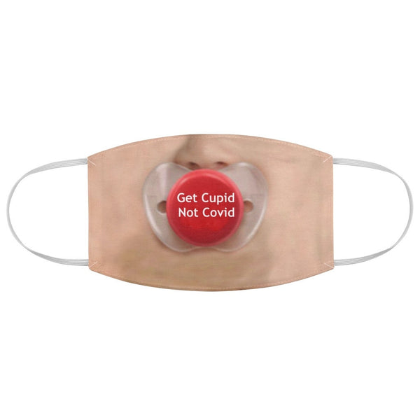Get Cupid Not  3DPrinted Realistic Expression Unisex Fabric Mask,Light/Med/Dark/Adults/Kids,Washable Reusable 2 layer Polyester Cloth