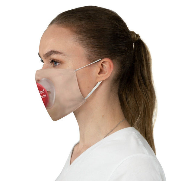 Get Cupid Not  3DPrinted Realistic Expression Unisex Fabric Mask,Light/Med/Dark/Adults/Kids,Washable Reusable 2 layer Polyester Cloth