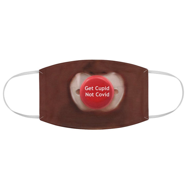 Get Cupid Not  3DPrinted Realistic Expression Unisex Fabric Mask,Light/Med/Dark/Adults/Kids,Washable Reusable 2 layer Polyester Cloth