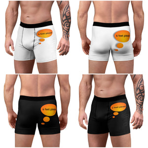 6 feet please Anti-covid Men&#39;s Boxer Briefs,Gift for Him/Christmas/Birthday/Engagement/Anniversary/Funny/Halloween/Thanksgiving/Valentine