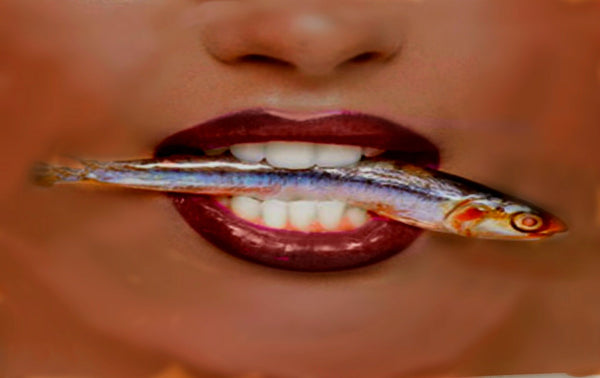 Fishy Mouth Printed Realistic 3d Expression Unisex Fabric Mask for Light   , Medium   and Dark , Reusable 2 layer Polyester Cloth