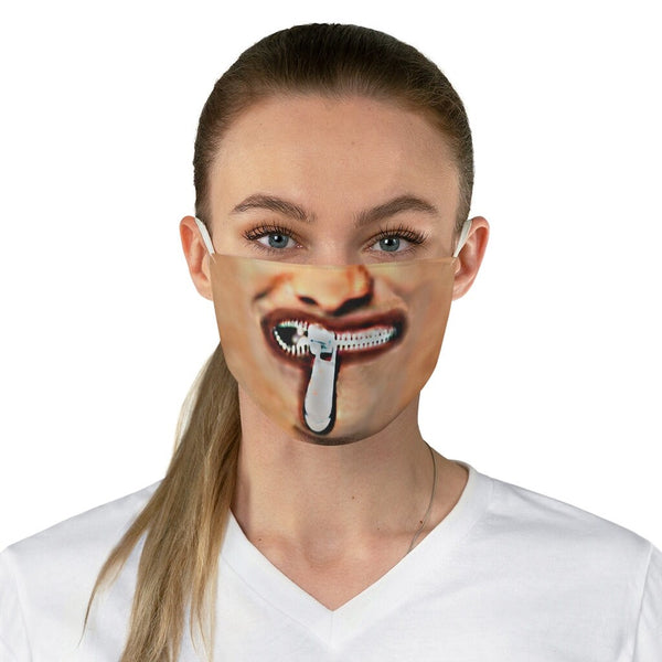 Zipped Lips  Realistic   Face Mask for Light,Medium/Dark skin/Adults/Kids,Washable Reusable 2 layer Polyester,Funny Valentine&#39;s Gift