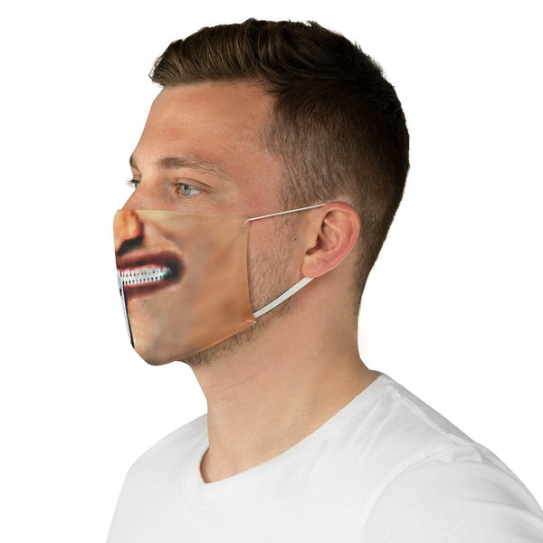 Zipped Lips  Realistic   Face Mask for Light,Medium/Dark skin/Adults/Kids,Washable Reusable 2 layer Polyester,Funny Valentine&#39;s Gift
