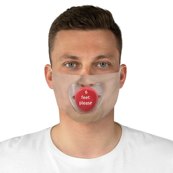 6 Feet Pls  3DPrinted Realistic   Fabric Mask for Light,Medium/Dark/Adults/Kids,Washable 2 layer Polyester Cloth,Funny Valentine&#39;s Gift