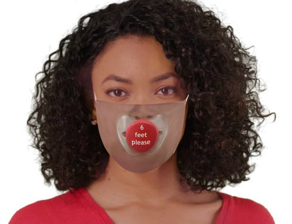 6 Feet Pls  3DPrinted Realistic   Fabric Mask for Light,Medium/Dark/Adults/Kids,Washable 2 layer Polyester Cloth,Funny Valentine&#39;s Gift