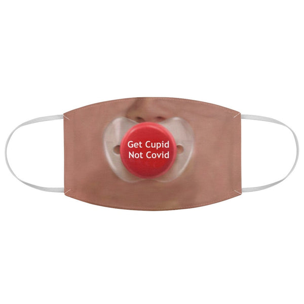 Get Cupid Not  3DPrinted Realistic Expression Unisex Fabric Mask,Light/Med/Dark/Adults/Kids,Washable Reusable 2 layer Polyester Cloth