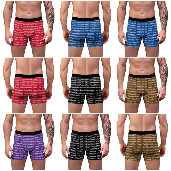 6 feet pls Covid Fun Men&#39;s Boxer Briefs in lightweight fabric, Christmas,Birthday/Engagement/Anniversary/Funny Covid Gifts