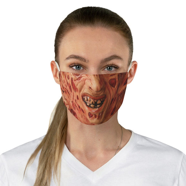 F.K. Scary Halloween Mask,  Realistic Fabric Mask for adults and children. Reusable Washable,Funny Valentine Gift for Him, Gift for Kids