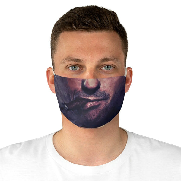 Cigar Smoker Face Mask  Realistic   Fabric Mask for adults and kids. Reusable Washable, Thoughtful Funny Valentine&#39;s Gift