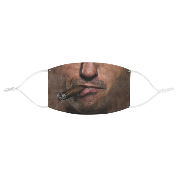 Cigar Smoker Face Mask  Realistic   Fabric Mask for adults and kids. Reusable Washable, Thoughtful Funny Valentine&#39;s Gift