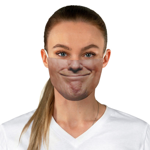 Trump Zipped Smile Face Mask  Realistic   Fabric Mask for adults and kids. Reusable Washable, Thoughtful Funny Valentine&#39;s Gift
