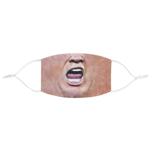 Trump Angry Mouth Face Mask  Realistic   Fabric Mask for adults and kids. Reusable Washable, Thoughtful Funny Valentine&#39;s Gift