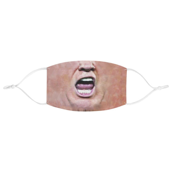 Trump Angry Mouth Face Mask  Realistic   Fabric Mask for adults and kids. Reusable Washable, Thoughtful Funny Valentine&#39;s Gift