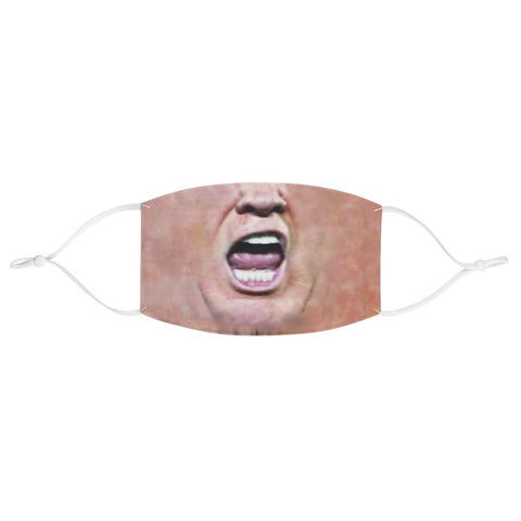 Trump Angry Mouth Face Mask  Realistic   Fabric Mask for adults and kids. Reusable Washable, Thoughtful Funny Valentine&#39;s Gift