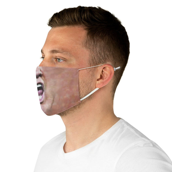 Trump Angry Mouth Face Mask  Realistic   Fabric Mask for adults and kids. Reusable Washable, Thoughtful Funny Valentine&#39;s Gift