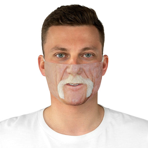 Famous Wrestler HHogan Style Moustache, Realistic face mask, Cute Valentine Gift for Him,Birthday gift,Father&#39;s day gift,Anniversary gifts