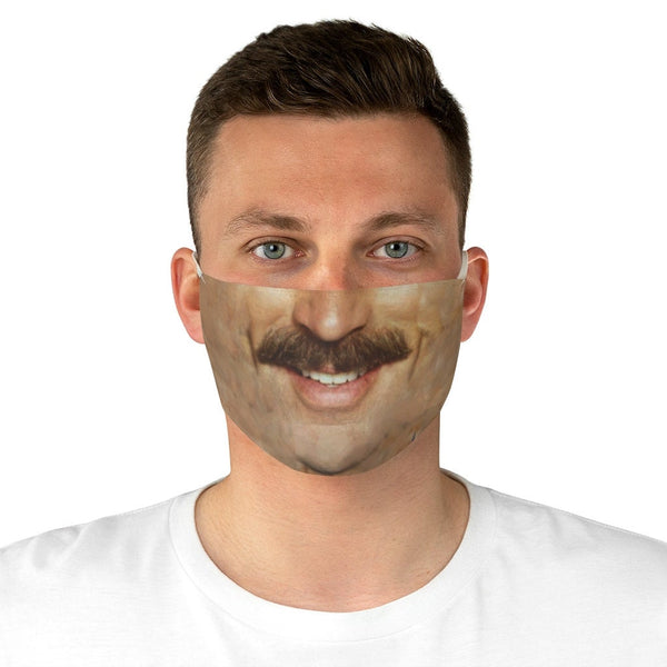 Pop TV PI Mag. Guy Moustache Realistic Face Mask,Washable Mask,Thoughtful Gifts,Funny Valentine&#39;s Gift for Him, Cute Gifts,Birthday Gifts,