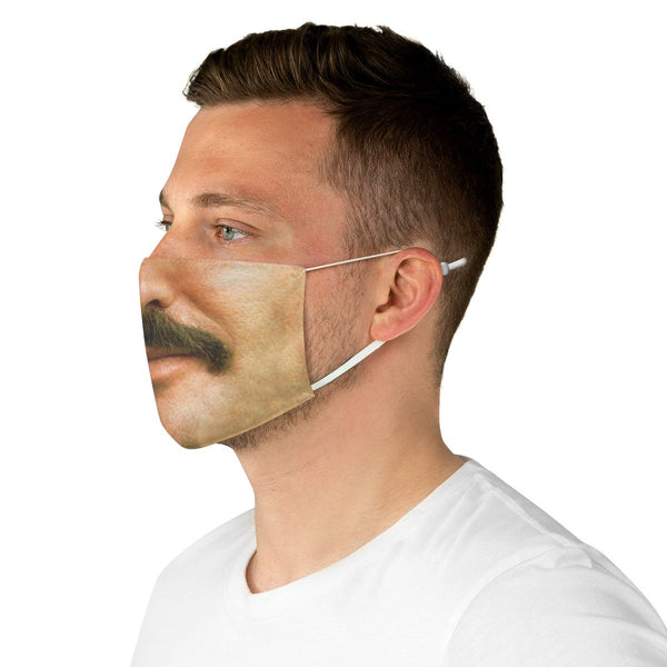 B.Reynolds TV Star Style Moustache Face Mask Realistic,Adults//Washable/Adjustable strap with fitted Nose wire,Funny Valentine Gifts for Him