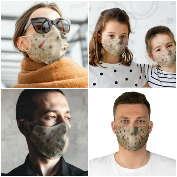 Popular Scary Jason F-day 13th Halloween Face Mask,Realistic Mask for adults or kids,Washable,Funny Valentine Gifts for him,Halloween Gifts