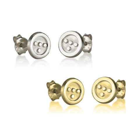 Braille Initial Ear Rings,Embossed Sterling Silver,24K Gold/Rose Gold Plating, Mother&#39;s Day gift, Birthday gift, gifts for aunt/girlfriends