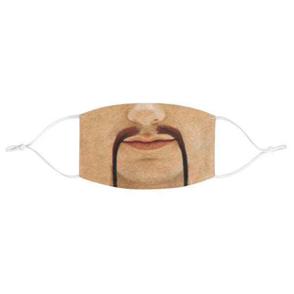 Classic Fu Manchu Moustache  Face Mask  Realistic   . Washable,Funny Valentine Gift,Mask Gifts for Him