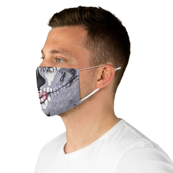 Day of The Dead Face Mask  Realistic   Fabric Mask for adults,kids. Reusable Washable, Thoughtful Funny Valentine&#39;s Gift