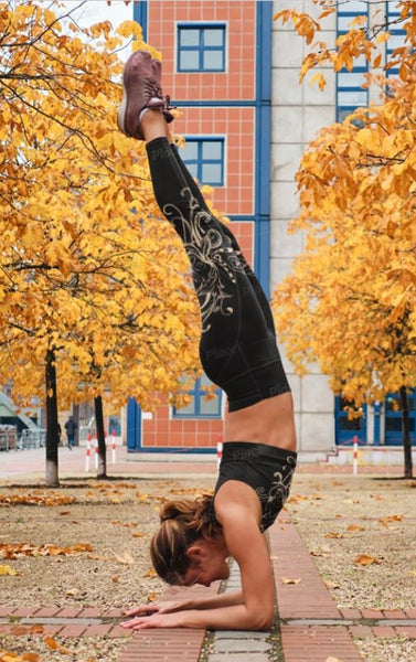 Yoga/Gym/Lounge/Chill/Brunch Casual Leggings Stylish Trendy Motif Design Modern Printed Women&#39;s Cut & Sew Leggings in various sizes/colors