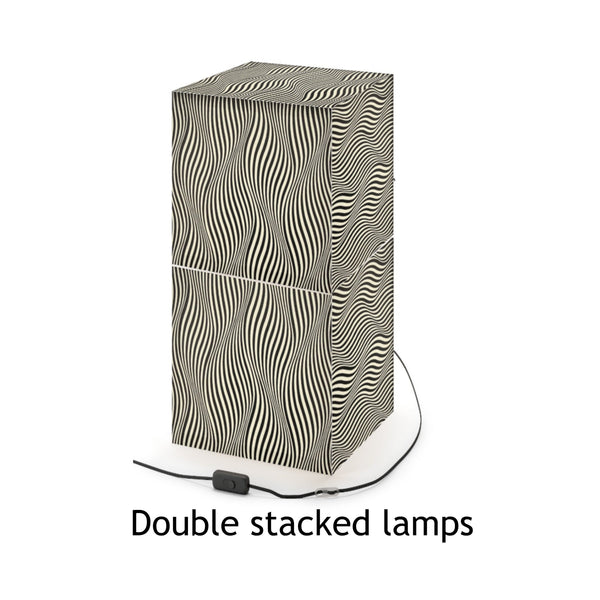 Ancient Books Spines 3D Printed Square Cube Lamp,Contemporary/Modern/Trendy Light/Home Decor Gifts, Stackable Lights