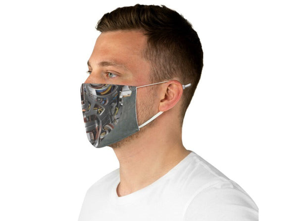 Cyborg Robotics Face Mask  Realistic ,Adults/kids/Washable/Adjustable strap with fitted Nose wire, Thoughtful Funny Valentine&#39;s Gift