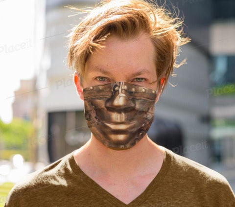 CopperTone Cyborg Robotics Face Mask  Realistic ,Adults/kids/Washable/Adjustable strap with fitted Nose wire,Funny Valentine&#39;s Gift