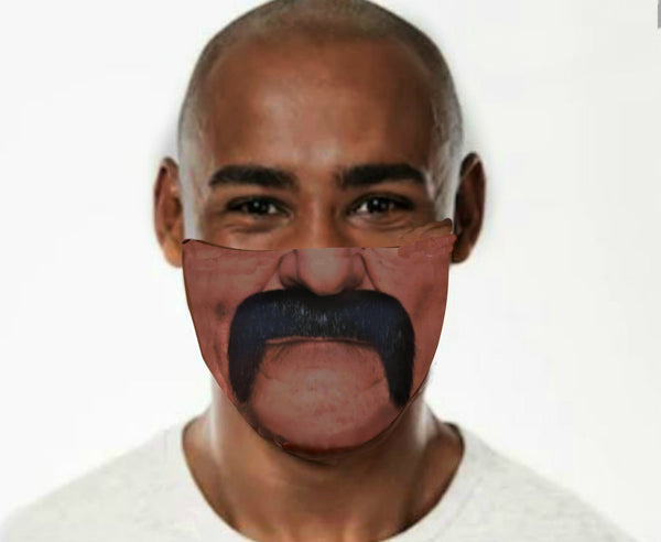Modern Fu Manchu Moustache  Mask  Realistic   . Washable, Thoughtful Funny Valentine&#39;s Gift,Mask Gifts for Him