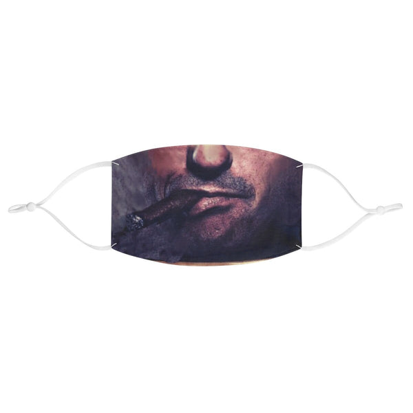 Cigar Smoker Face Mask  Realistic   Fabric Mask for adults and kids. Reusable Washable, Thoughtful Funny Valentine&#39;s Gift