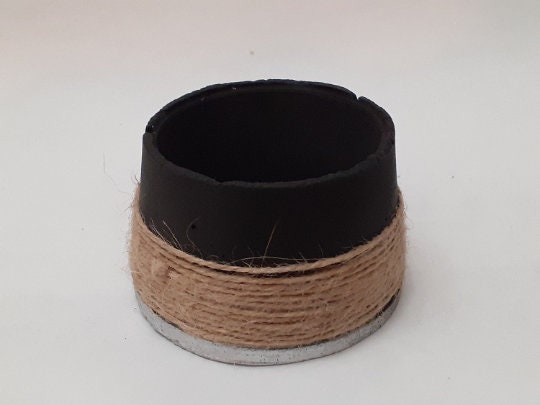 Square Twine Wrapped Concrete Planter,Succulents Cactus Pot,Cement Pot,Home Decor,Housewarming Gift,Mother&#39;s Day/Birthday/Graduation Gift
