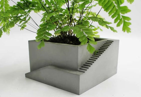 Large/Small Zen Square Concrete Cement Planter|Succulents Cactus Pot|Home Decor|Housewarming Gift|Mother&#39;s Day Gift|Birthday Gifts for Her