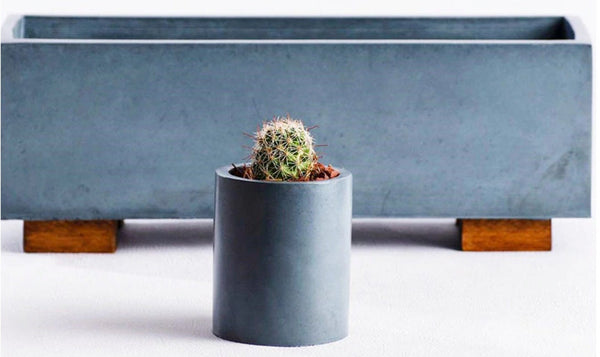 Zen Tower Concrete Planter|Succulents Cactus Pot| Twine Wrapped|Cement Plant Pot| Home Decor|Housewarming|Mother&#39;s Day|Birthday Gift