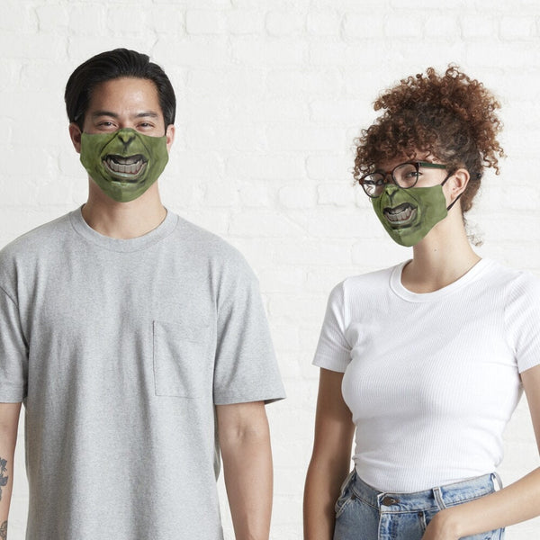 Popular TV Green Monster H Face Mask,Realistic mask,Adults/kids/Washable with nose wire, Thoughtful gifts, Funny Valentine&#39;s Gift for Him,