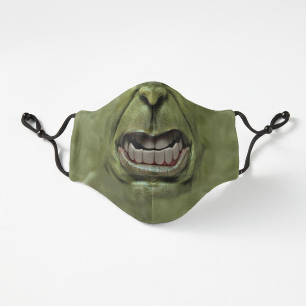 Popular TV Green Monster H Face Mask,Realistic mask,Adults/kids/Washable with nose wire, Thoughtful gifts, Funny Valentine&#39;s Gift for Him,