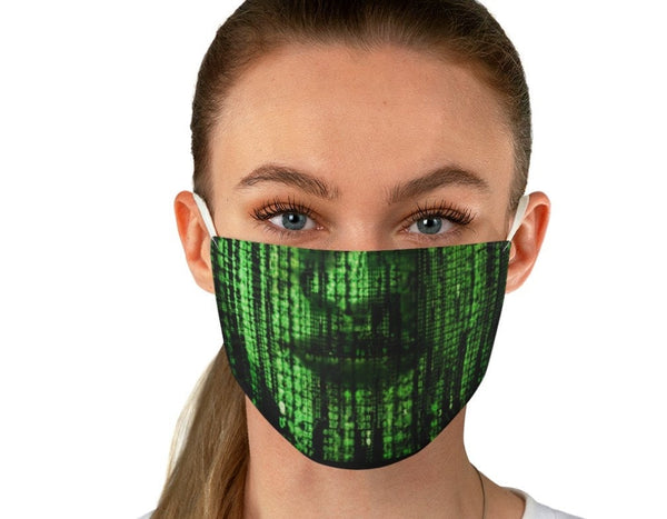 Binary Matrix Printed Face Mask, Realistic Mask ,Adults/kids/Washable with Fitted Nose wire,Thoughtful gifts,Funny Valentine&#39;s Gifts for Him