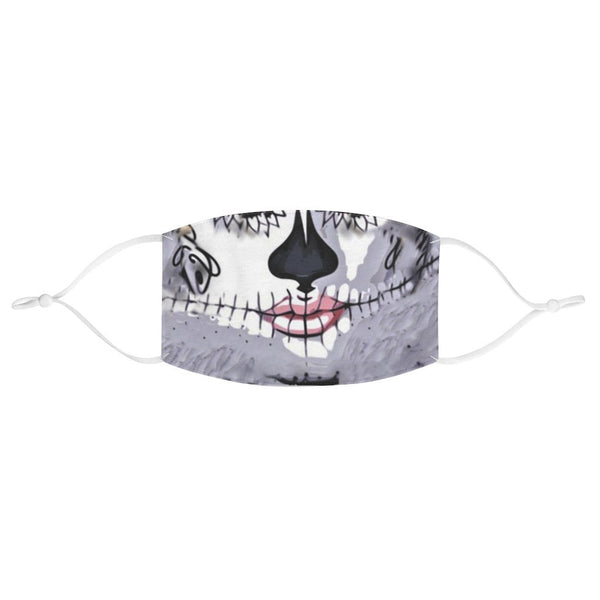 Day of The Dead Face Mask  Realistic   Fabric Mask for adults,kids. Reusable Washable, Thoughtful Funny Valentine&#39;s Gift